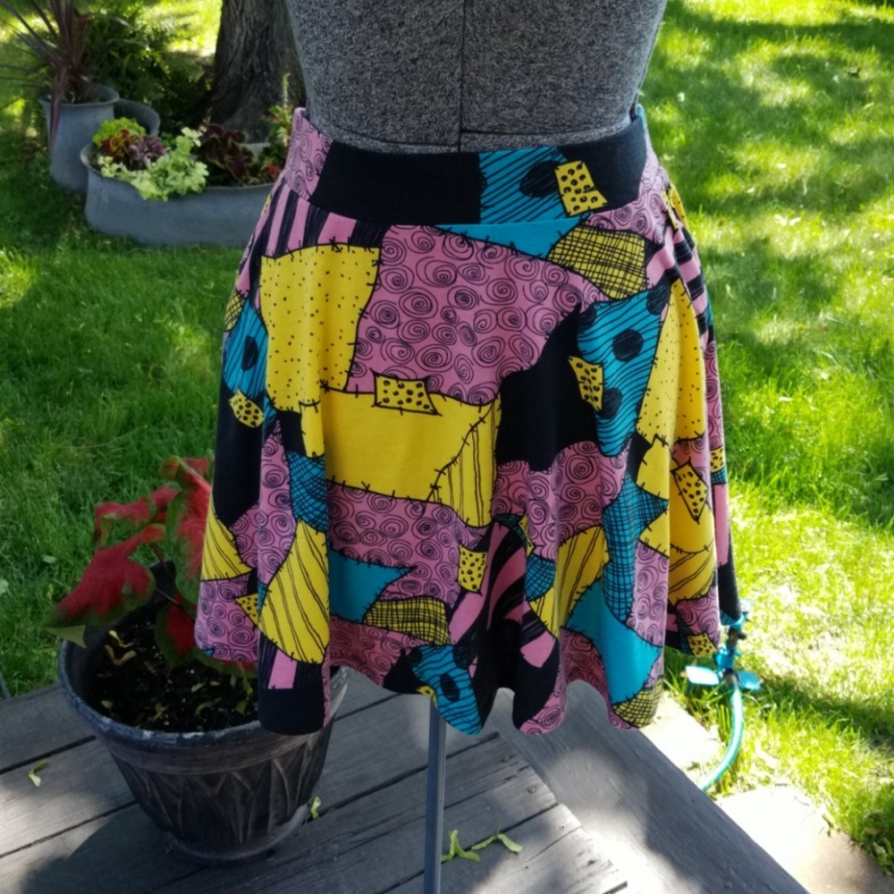 Nightmare Before Christmas Sally Skirt